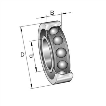HCS71908-Roulement de broche ET-P4S-UL